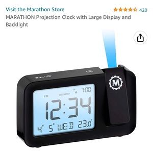 Marathon Projection Clock